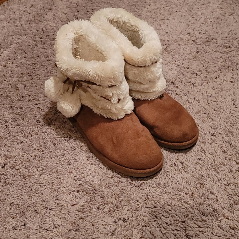 Fuzzy boots